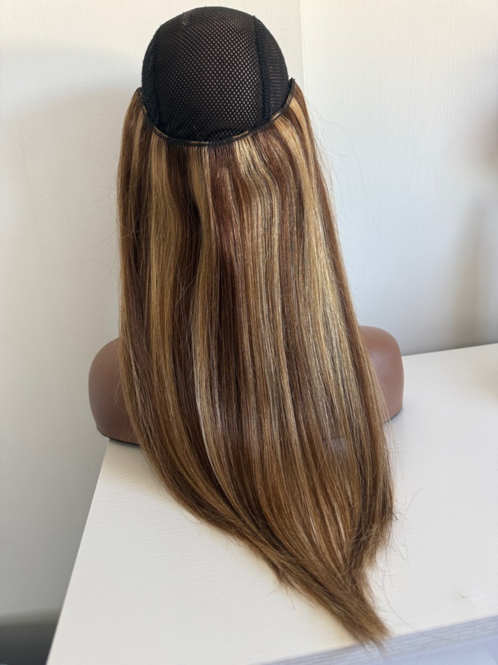 16” Real Remy Human Hair Extensions—Straight, with Invisible Wire - Picture 2 of 8